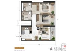 2 ngủ Sun Feliza Suites