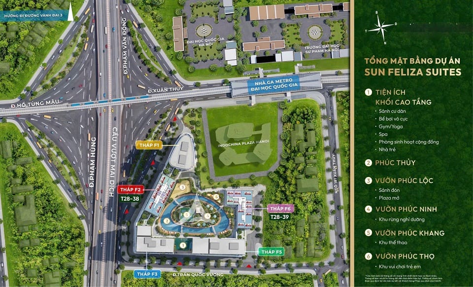 Tiện ích Sun Feliza Suites